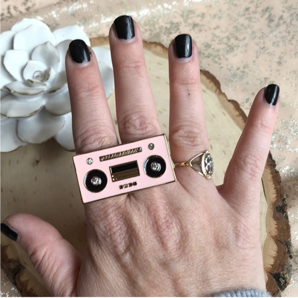 RARE! NWT KATE SPADE JAZZ THINGS UP DOUBLE RING! - Picture 5 of 5